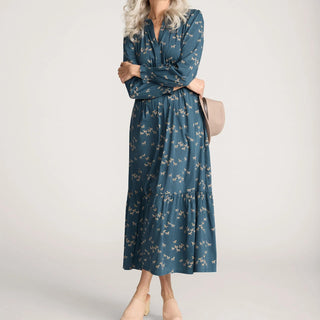 Zoe Dress Teal Wild Horses