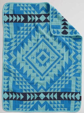 Smith Rock Ocean Cotton Baby Blanket
