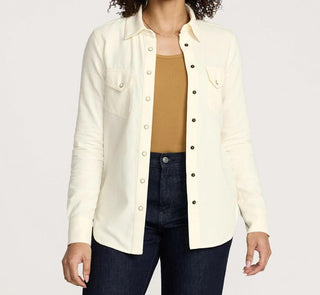 Women's Gambler Shirt Ecru