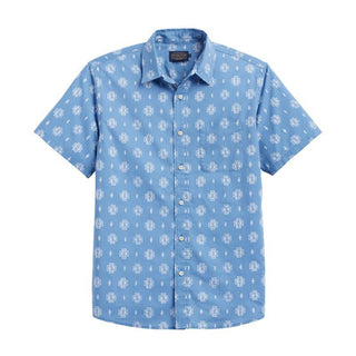 Shoreline Short Sleeve Shirt Harding Blue