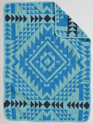 Smith Rock Ocean Cotton Baby Blanket