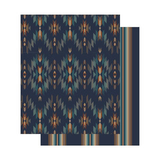 Wyeth Falls Denim Organic Cotton Throw Gift Pack