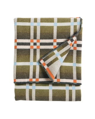 Four Square Throw Slide Mountain Olive