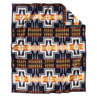 Harding Navy Blanket