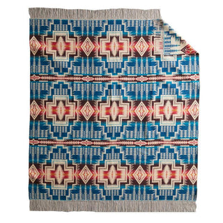 Harding Star Royal Fringed Throw