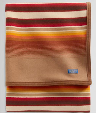 Ralston Tan Jacquard Serape Blanket
