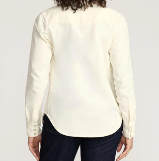 Women's Gambler Shirt Ecru