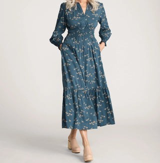 Zoe Dress Teal Wild Horses