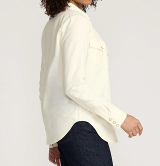 Women's Gambler Shirt Ecru