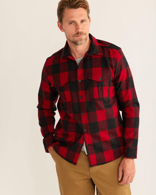 Scout Shirt Red Oxford Buffalo Check