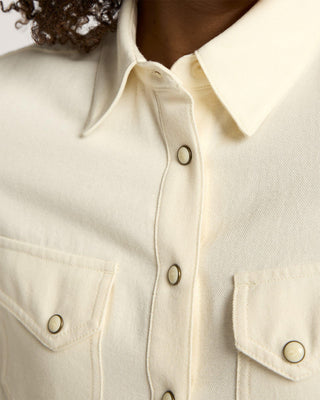 Women's Gambler Shirt Ecru