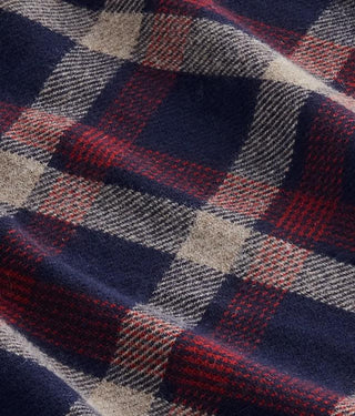 Washable Eco-Wise Throw Kelso Plaid Navy