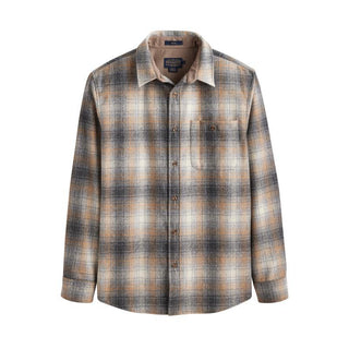 Trail Shirt Grey Mix/Tan Mix Plaid