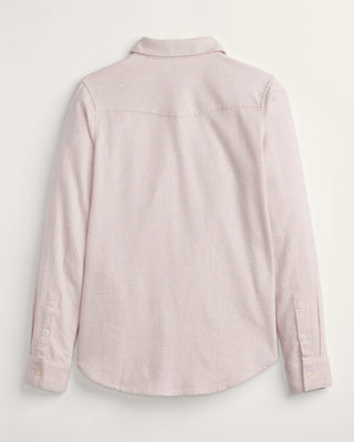 Relaxed Flannel Shirt Soft Rose