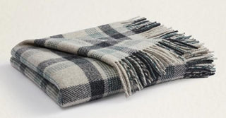 Washable Eco-Wise Throw Kelso Plaid Oat