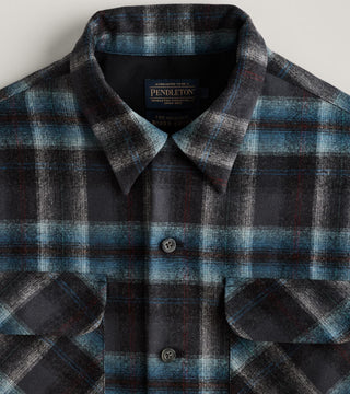 Board Shirt Grey Mix Aqua Plaid