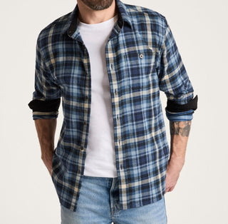 Fremont Flannel Shirt Denim Multi Plaid