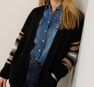 Women's Sierra Springs Cardigan Black Mix