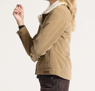 Wind River Corduroy Trucker Jacket Old Oak