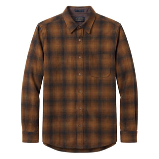 Men's Bronze Ombre Plaid Shirt