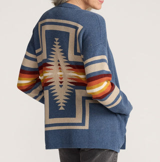 Sierra Springs Cardigan Dusty Blue Heather