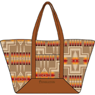 Look West Wide Tote Harding Tan