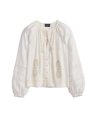 Women's Athena Blouse Ivory