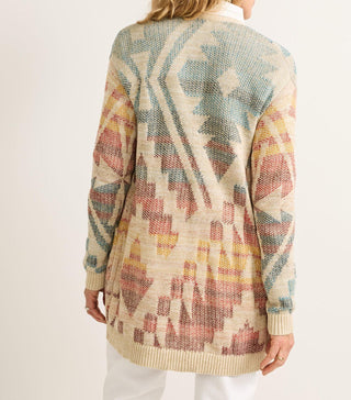 Women's Cheyenne Cotton Cardigan Natural Multi