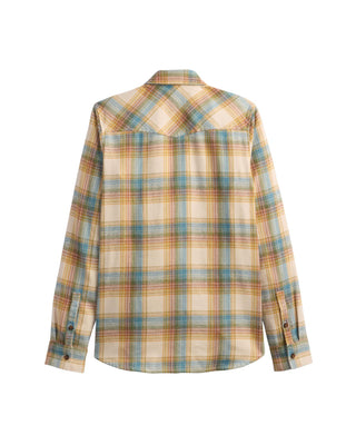 The Perfect One Pocket Shirt Ivory Multi Plaid