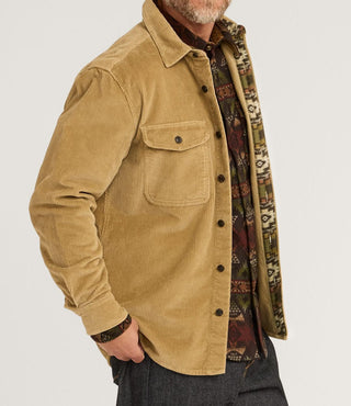 Belmont Corduroy Overshirt Khaki