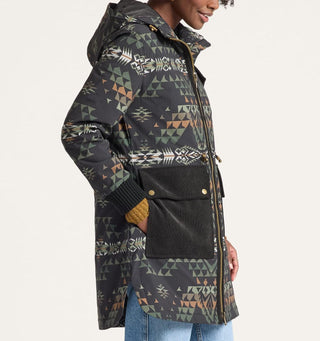 Powder River Corduroy Accent Anorak Silverbark