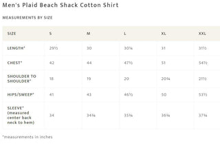 Beach Shirt Blue / White / Red Plaid