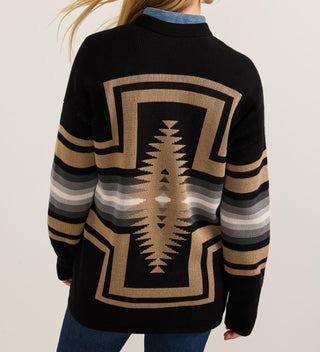 Women's Sierra Springs Cardigan Black Mix