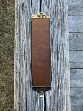 Kathy Kamei Large Leather Bracelet Cuff