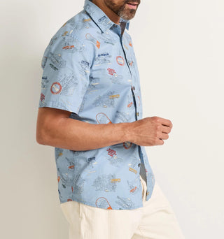 Men's Shoreline Shirt National Park Blue