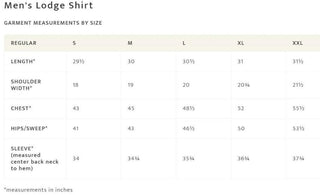 Lodge Shirt Rust Brown Ombre