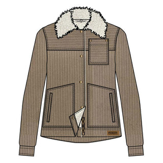 Wind River Corduroy Trucker Jacket Old Oak