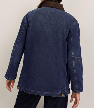 Women's Cascades Denim Barn Coat Dark Wash