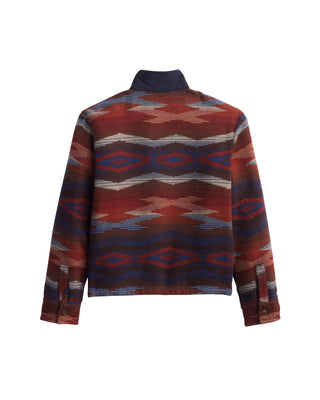 Women's Doublesoft Half-Snap Pullover Crown Point Blue Red