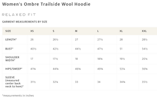 Trailside Wool Hoodie Teal Tan Ombre