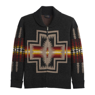 Harding Oxford Zip Lambswool Cardigan