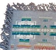 Chief Joseph Fringed Shawl Grey