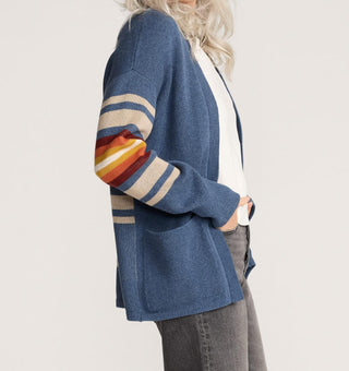 Sierra Springs Cardigan Dusty Blue Heather