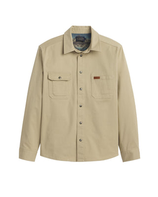 Men's Twill Work Shirt Tan Bridge Creek