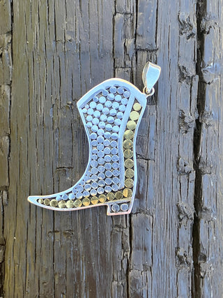 Kathy Kamei Western Boot Pendant, No Chain / Final sale - No returns