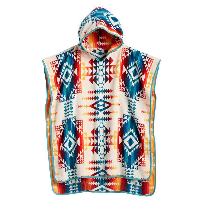 Tween Hooded Towel Pilot Rock Ivory – Jackson Hole Pendleton