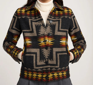 Willa Jacket Harding Black / Taupe