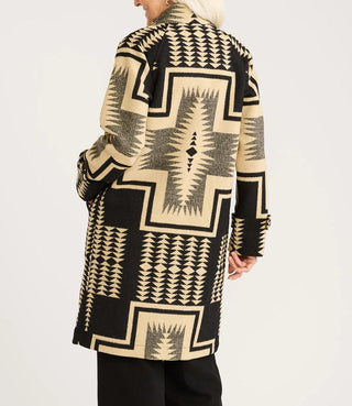 Timberline Jacquard Coat Harding Black Tan