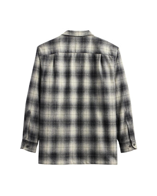 Men's Board Shirt Charcoal Ombre Plaid Regular & Tall