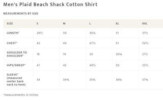 Beach Shack Shirt Tan Multi Plaid